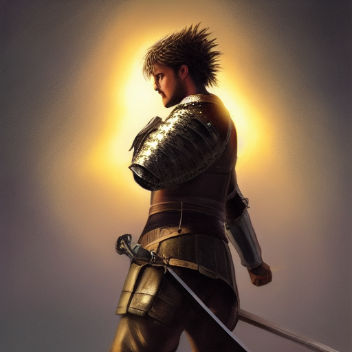 Cole stands in awe as the light from outside illuminates the sword, highlighting its intricate details.